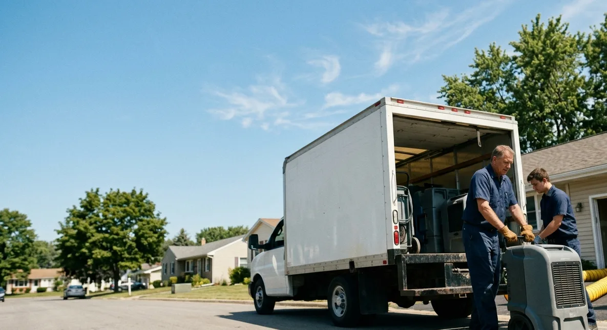 Water Damage Cleanup in East Dubuque, IL near me